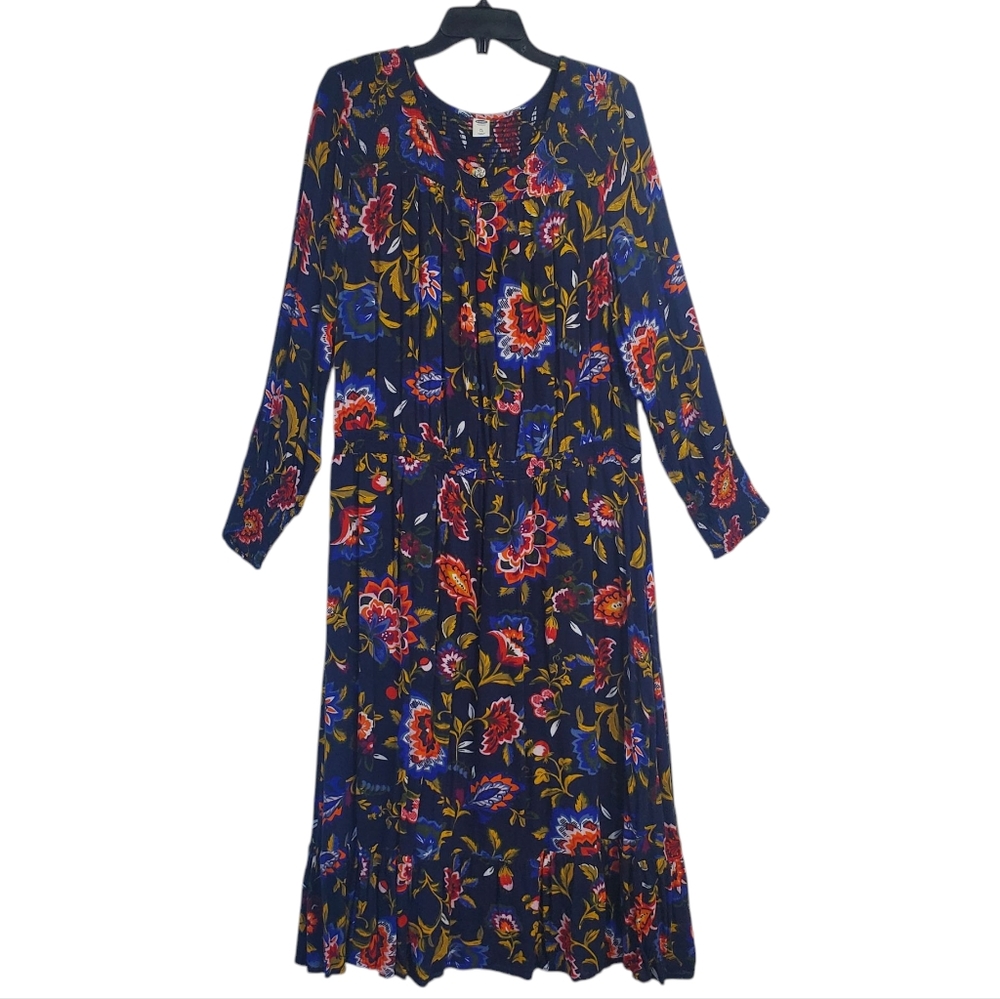 Old Navy Women's Floral Long Sleeve Dress Size XL